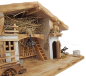 Preview: Wundervolle Weihnachtskrippe Neunhof inkl. 12-tlg. Krippenfiguren Set K 650-9, Maße: ca. 58 x 25 x 25 cm